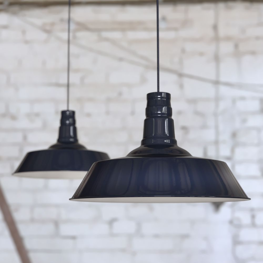 navy blue pendant light ideas