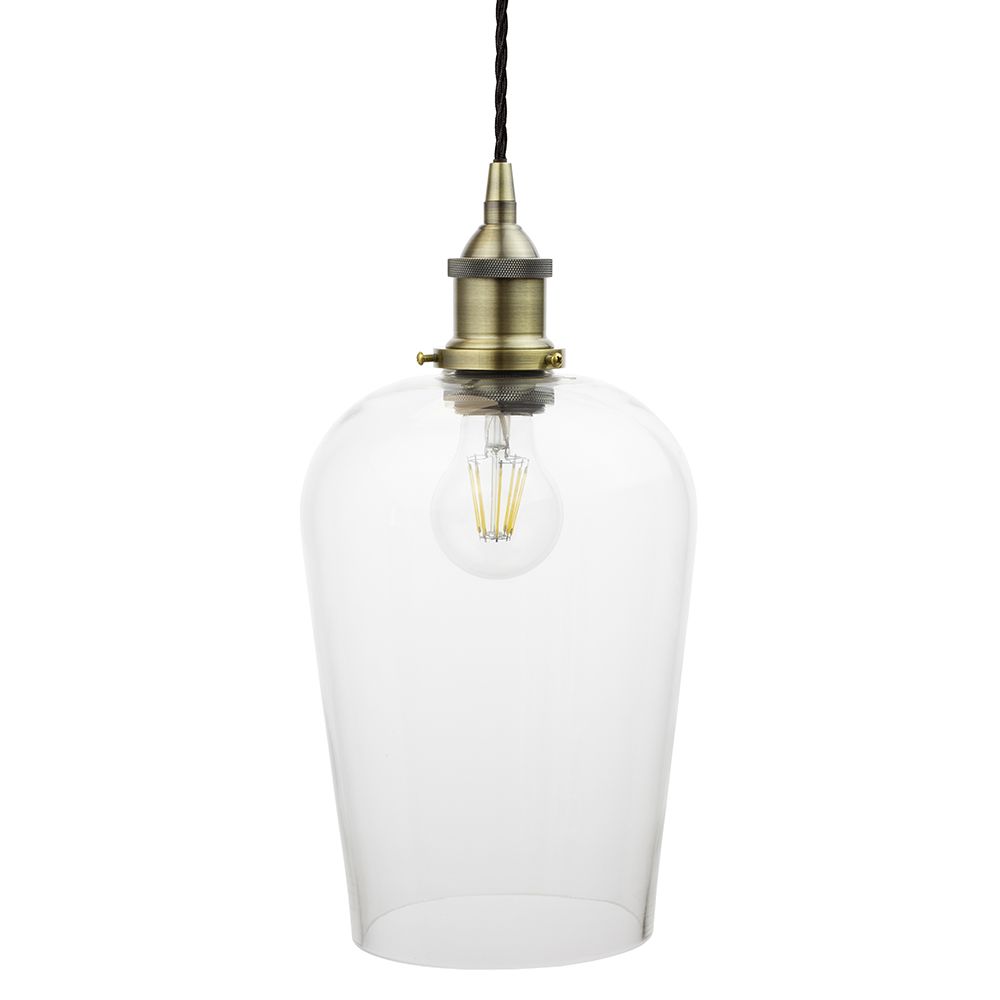glass pendant light