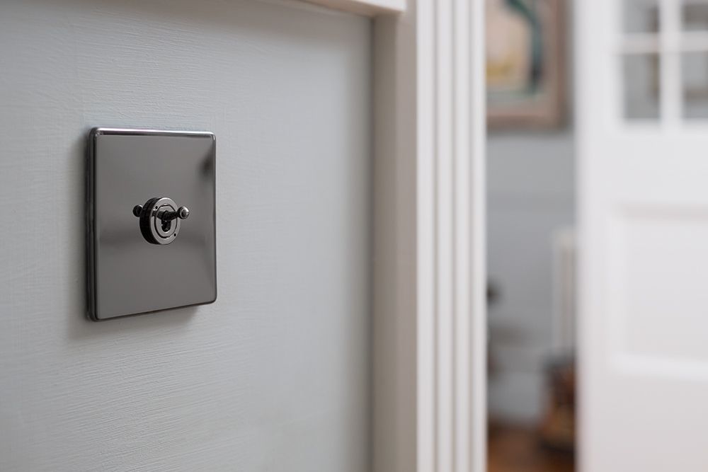 black nickel toggle light switch