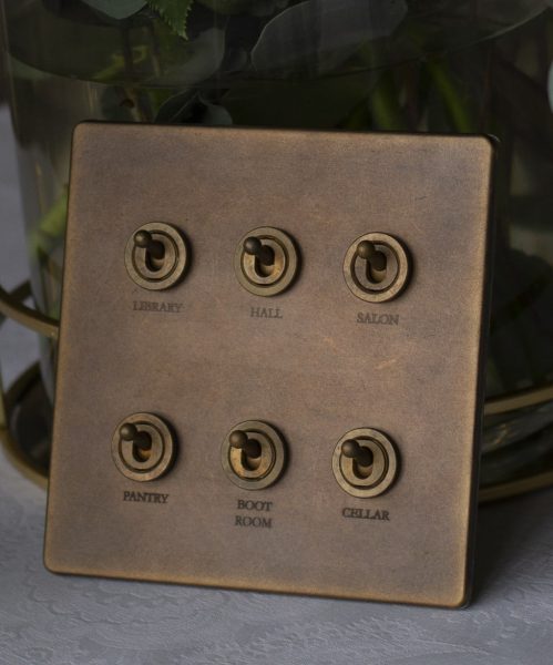 Vintage Brass switches